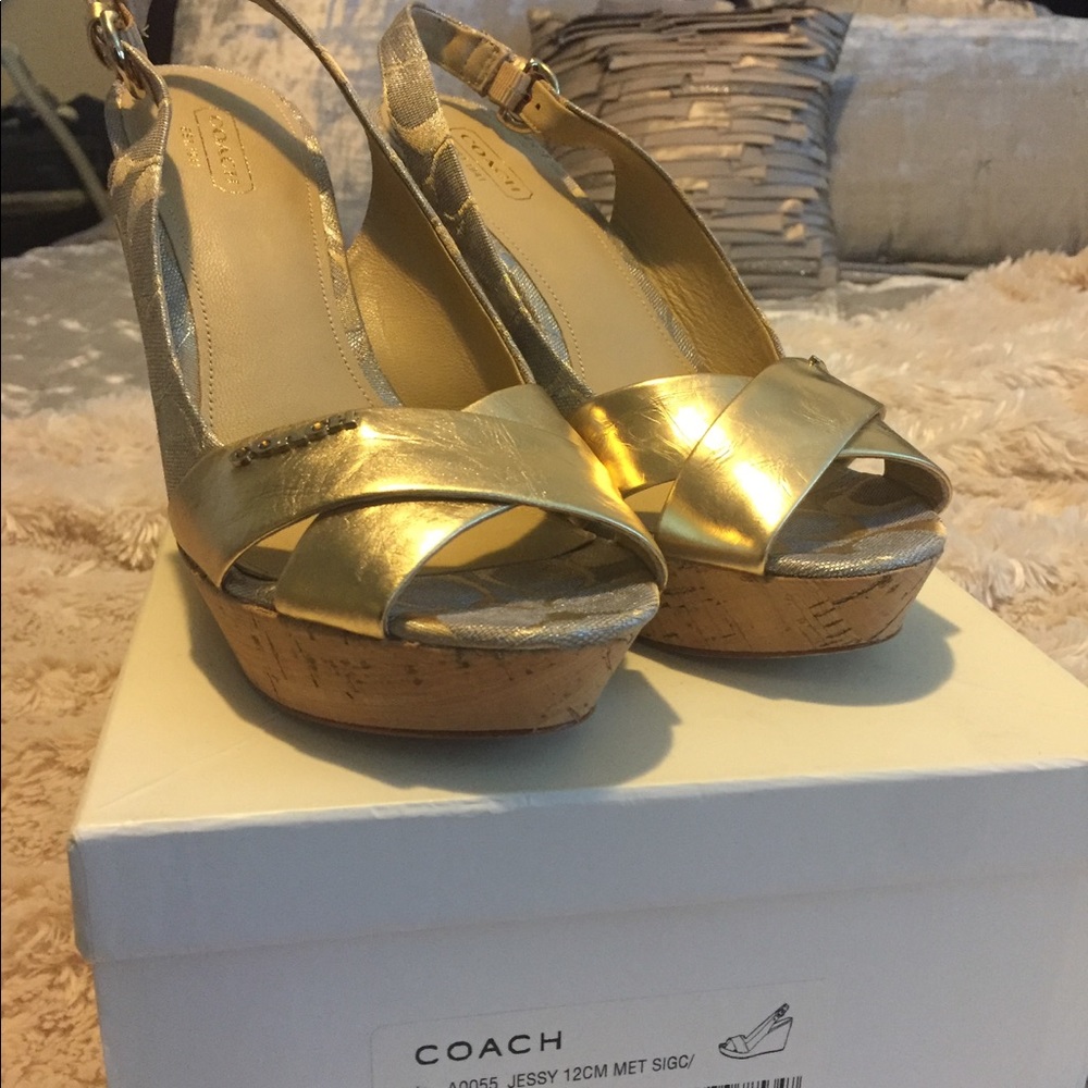 Coach Wedge Sandals